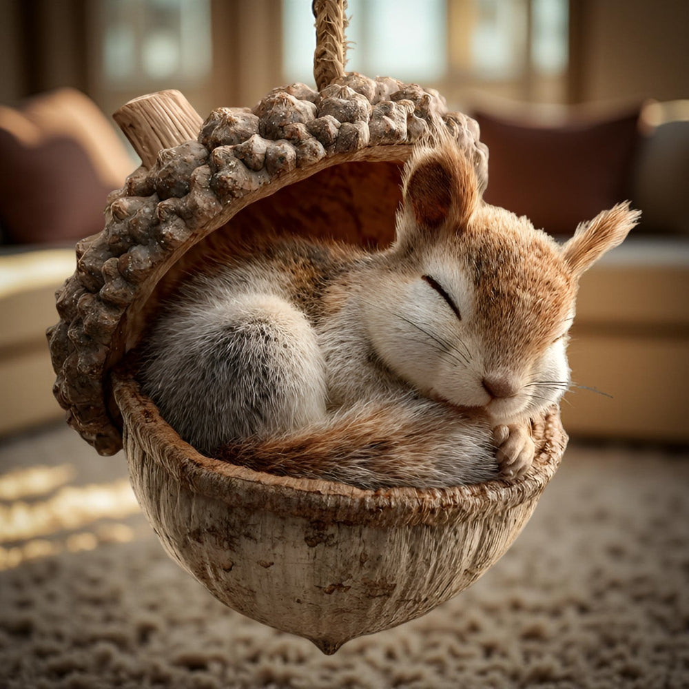 Stuffed Animal Woodland Acorn Bunny Plush Decor