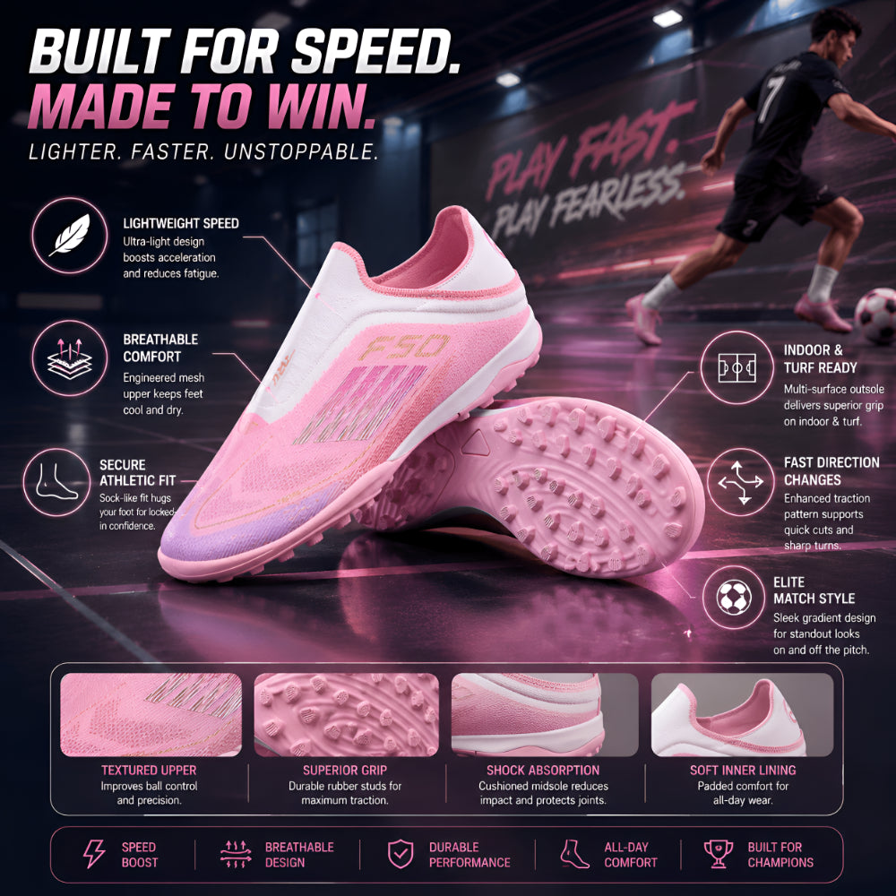 Soccer Cleats Turf Soccer Shoes Lightweight Indoor Boots