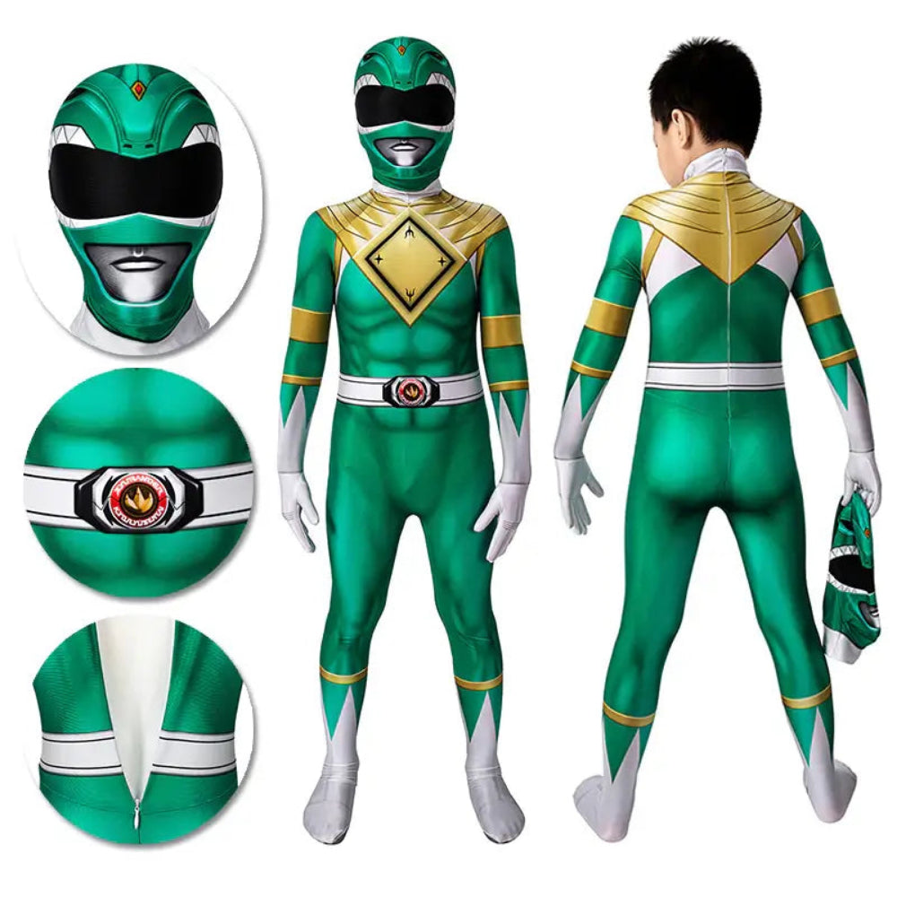 Superhero Jumpsuit Costume for Kids with Mask for Cosplay Fun 4