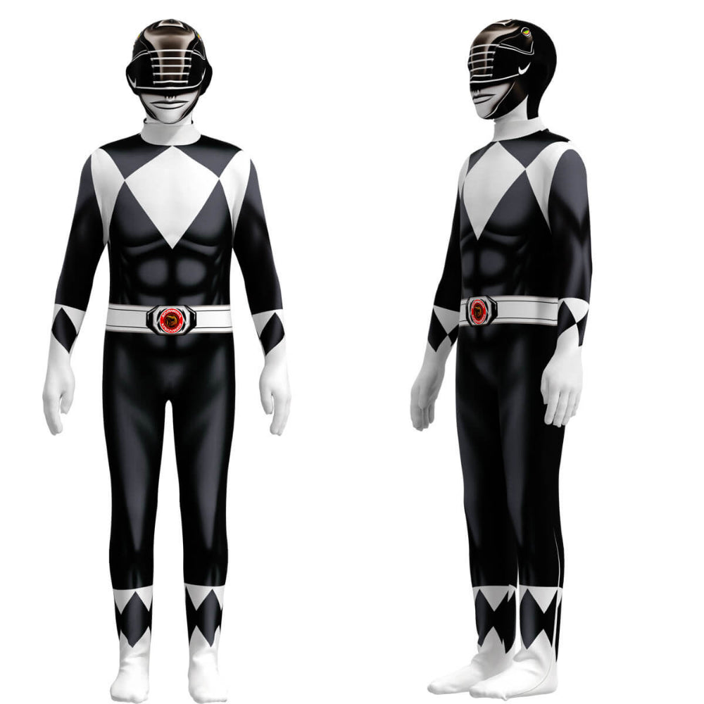 Superhero Jumpsuit Costume for Kids with Mask for Cosplay Fun 8