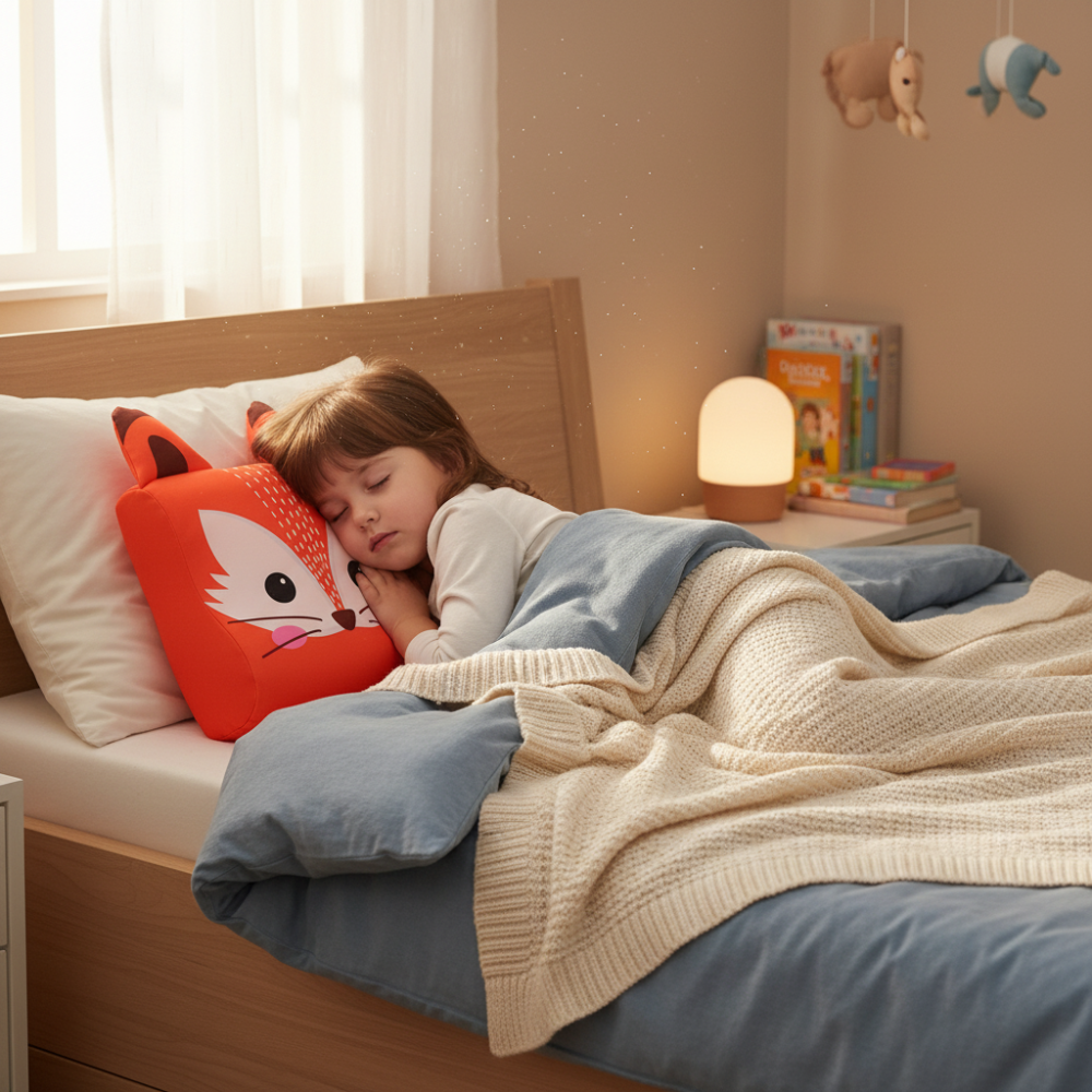 Toddler Pillow Animal Shaped Kids Sleep Support Pillow