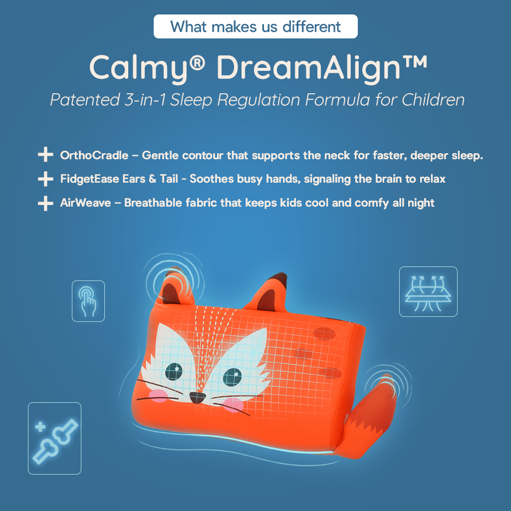Toddler Pillow Kids Sensory Animal Sleep Support Cushion