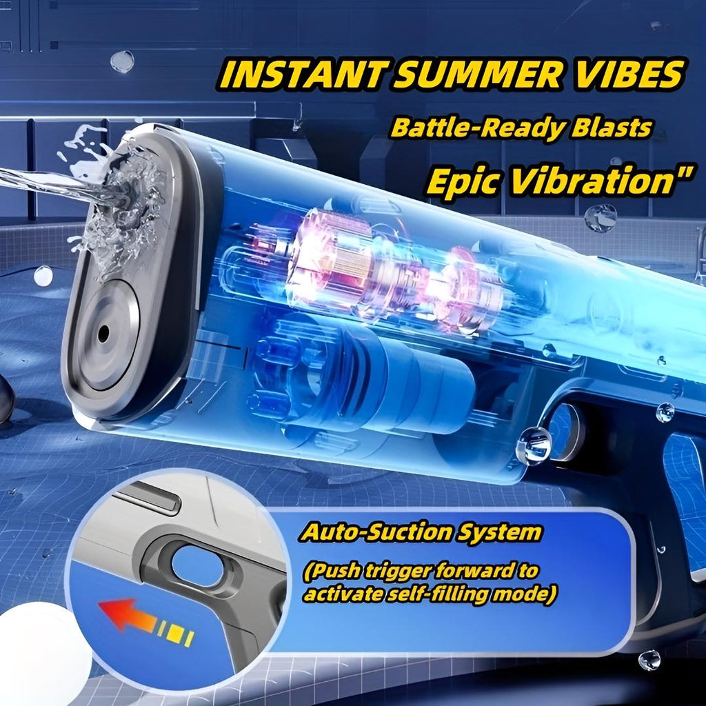 Water Gun Electric Rechargeable Auto Fill Pool Toy