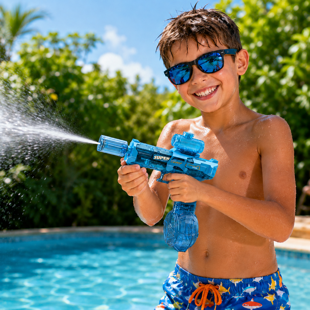 Water Gun Rechargeable Outdoor Pool Blaster Toy