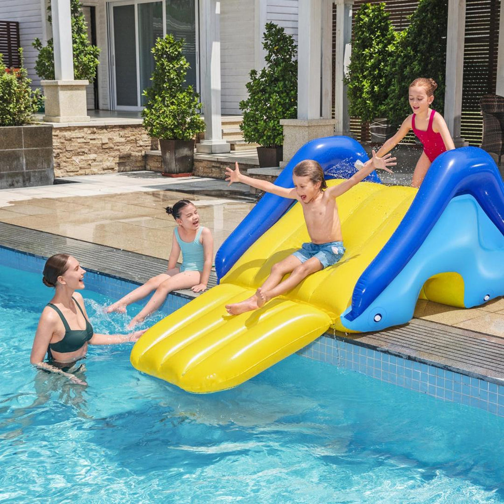 Water Slide Inflatable Pool Sprinkler Backyard Toy