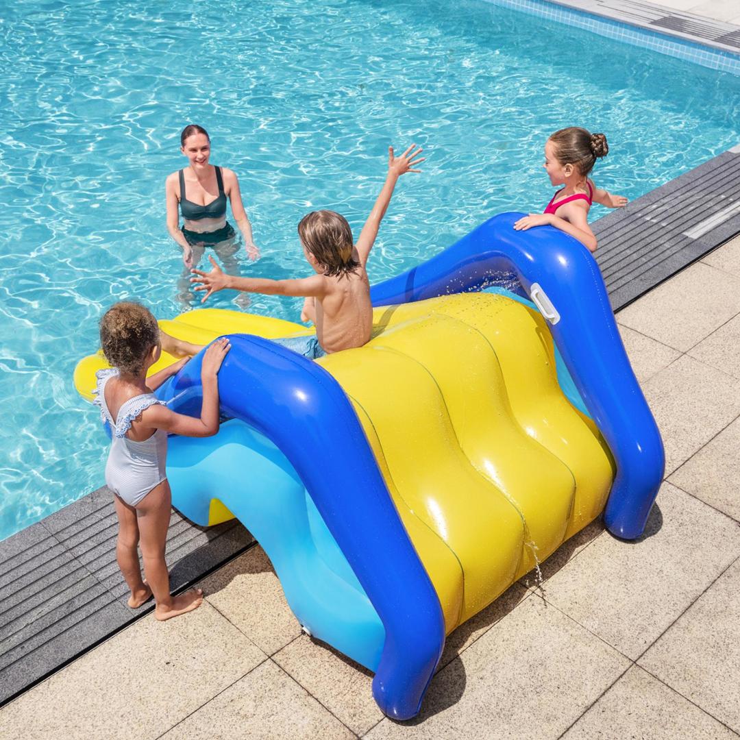Water Slide Inflatable Pool Sprinkler Backyard Toy