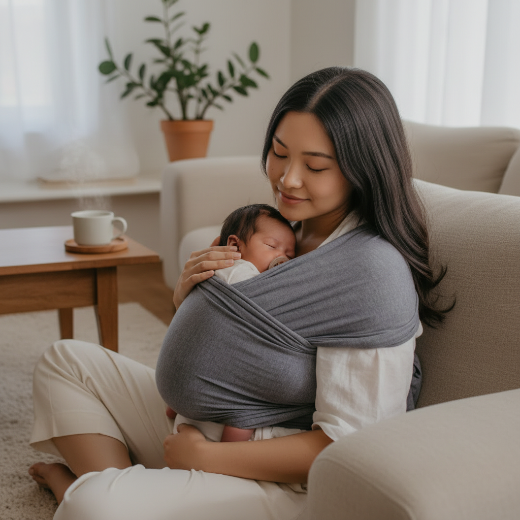 Baby Wrap Carrier Newborn Sling Adjustable Babywearing