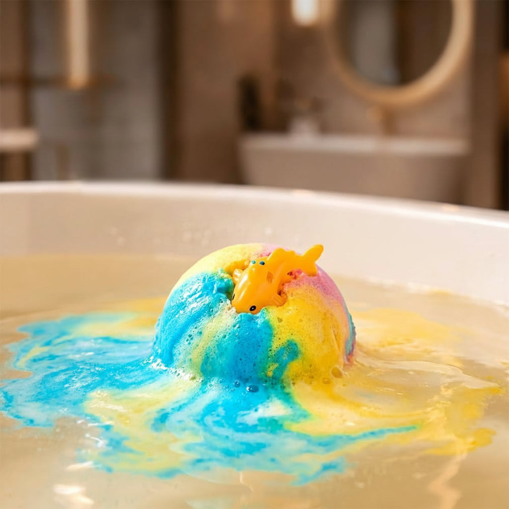 Bath Bombs Kids Colorful Fizzy Bubble Bath Toy Set