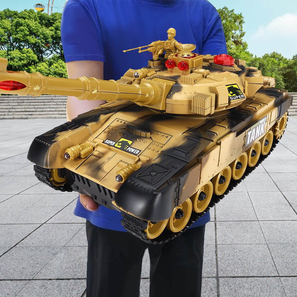 Battle Tank Led Light Tank Remote Control Toy Vehicle - Image 2