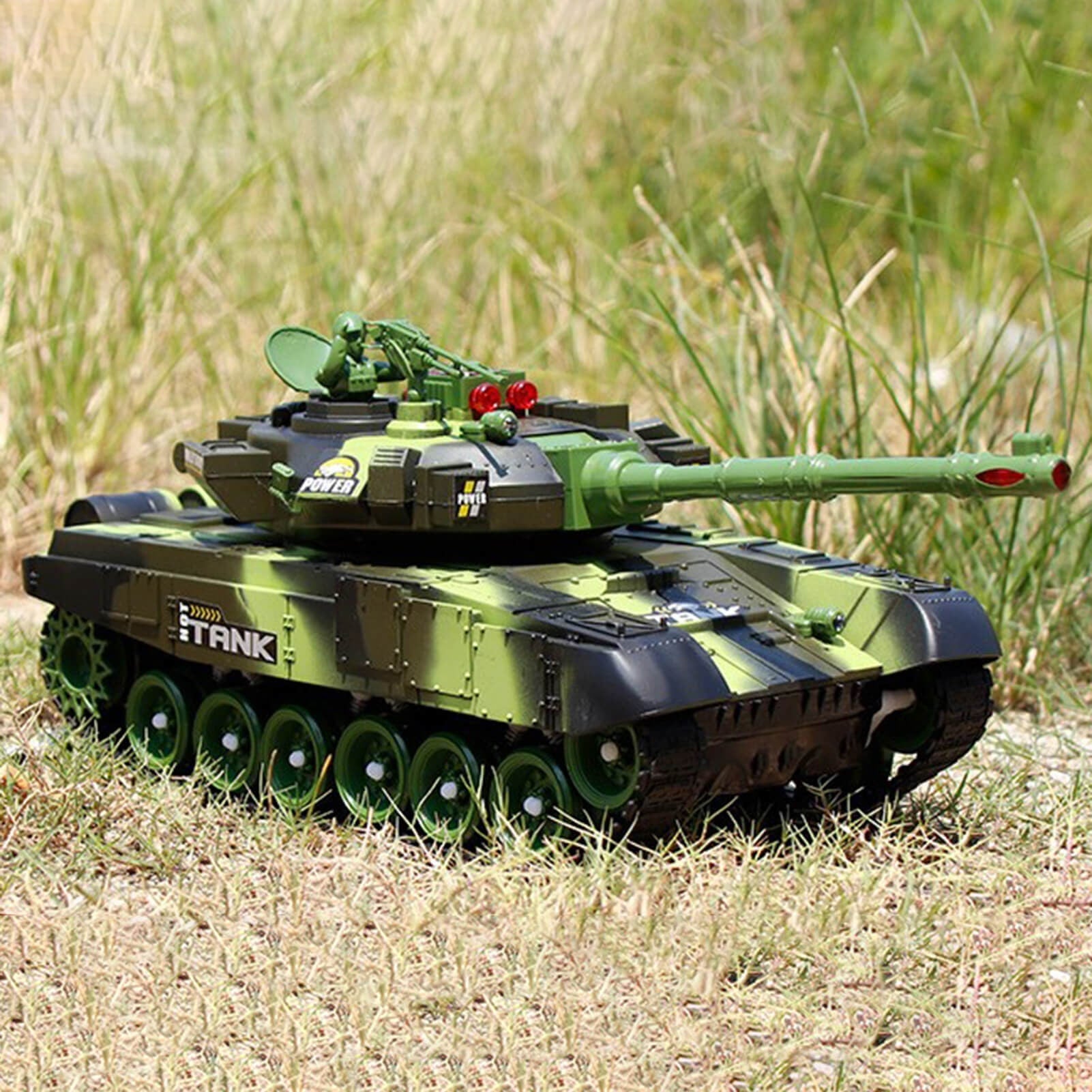 Battle Tank Led Light Tank Remote Control Toy Vehicle - Image 5