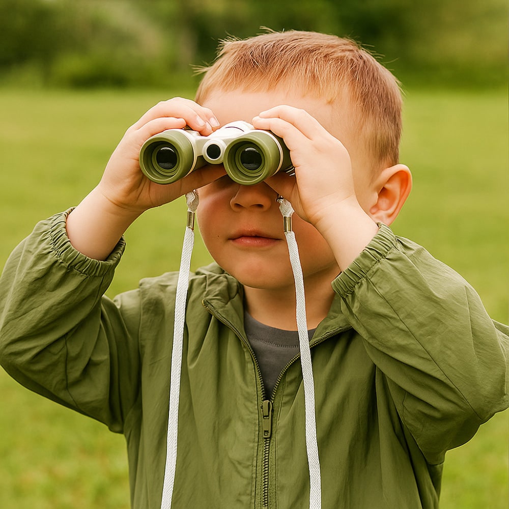 Children's Binoculars Kids Toy Compact Lightweight Adjustable - Image 3