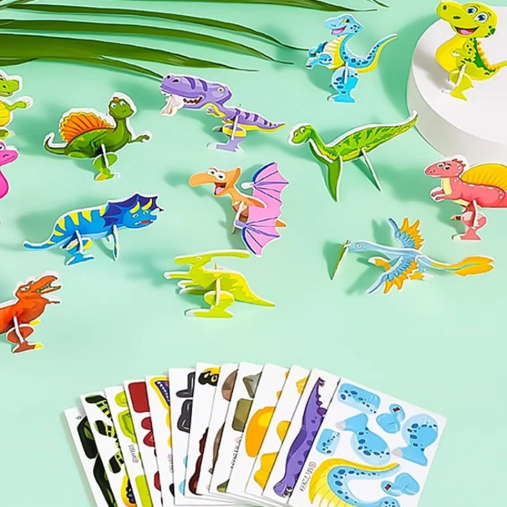Children's Puzzles 3D Cartoon Animal Theme Cartoon Puzzles - Image 9