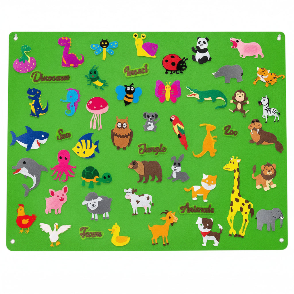 Colorful Images Felt Board Interactive Educational - Image 15