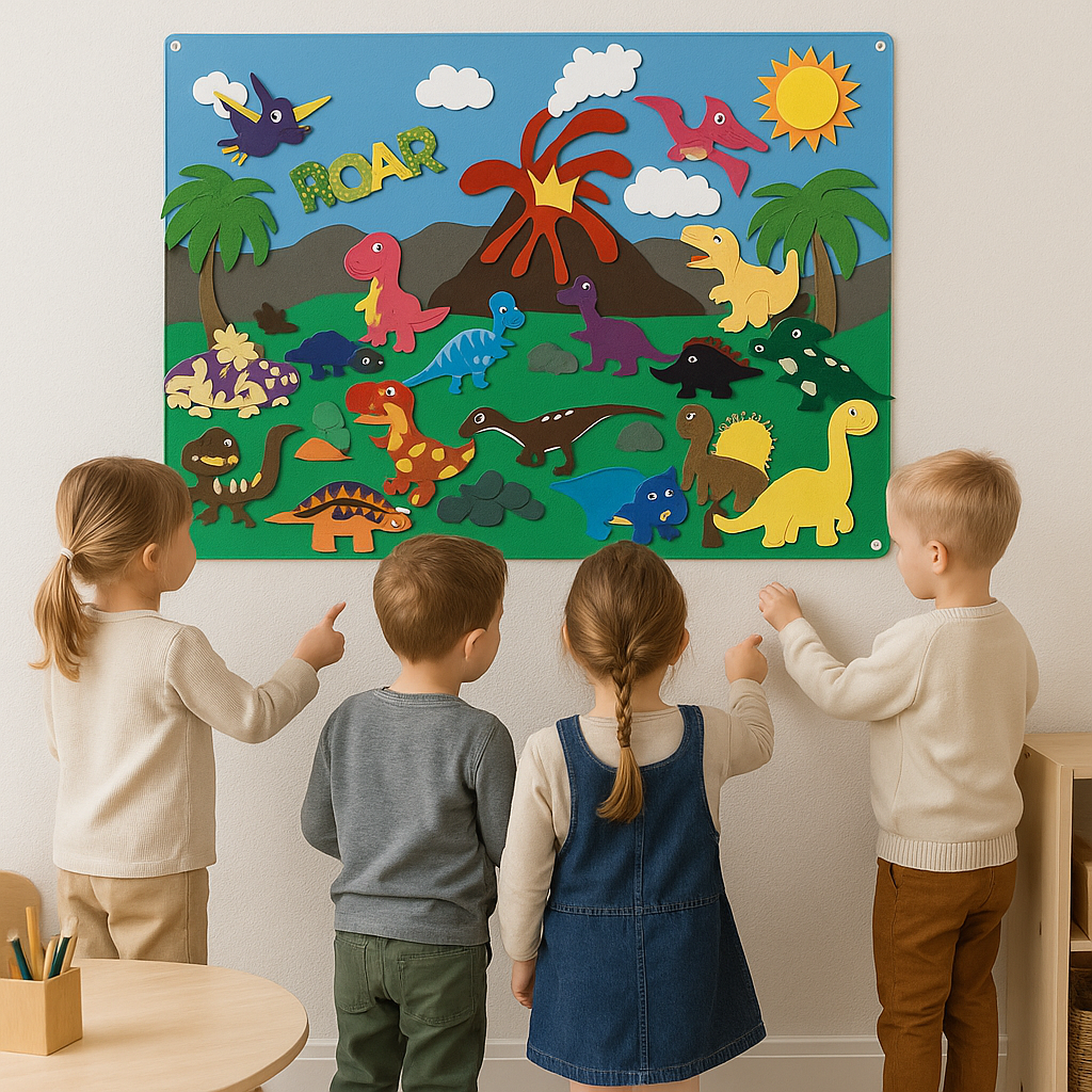 Colorful Images Felt Board Interactive Educational - Image 9