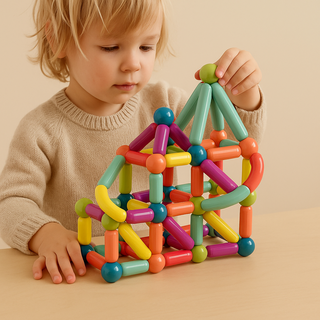 Creative Building Toys Magnetic Sticks Blocks Stem Set - Image 3
