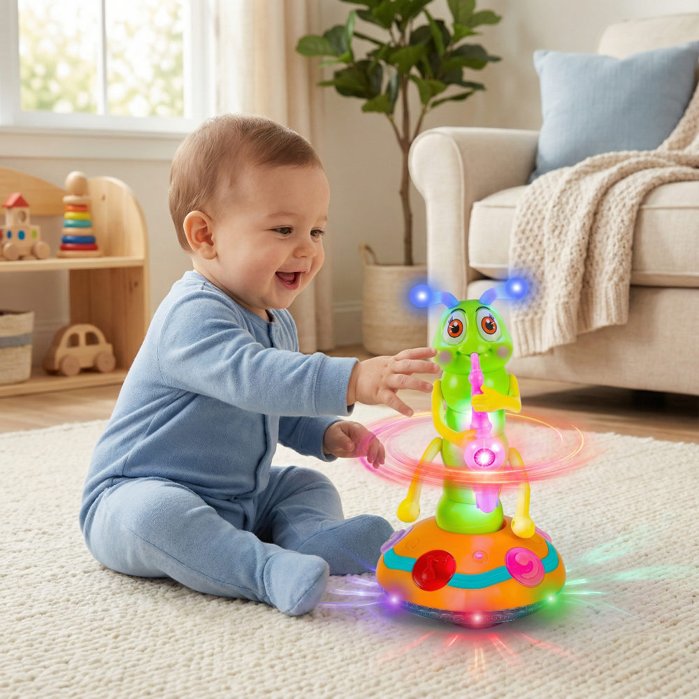 Baby Toy Musical Crawling Sensory Light Up Toy