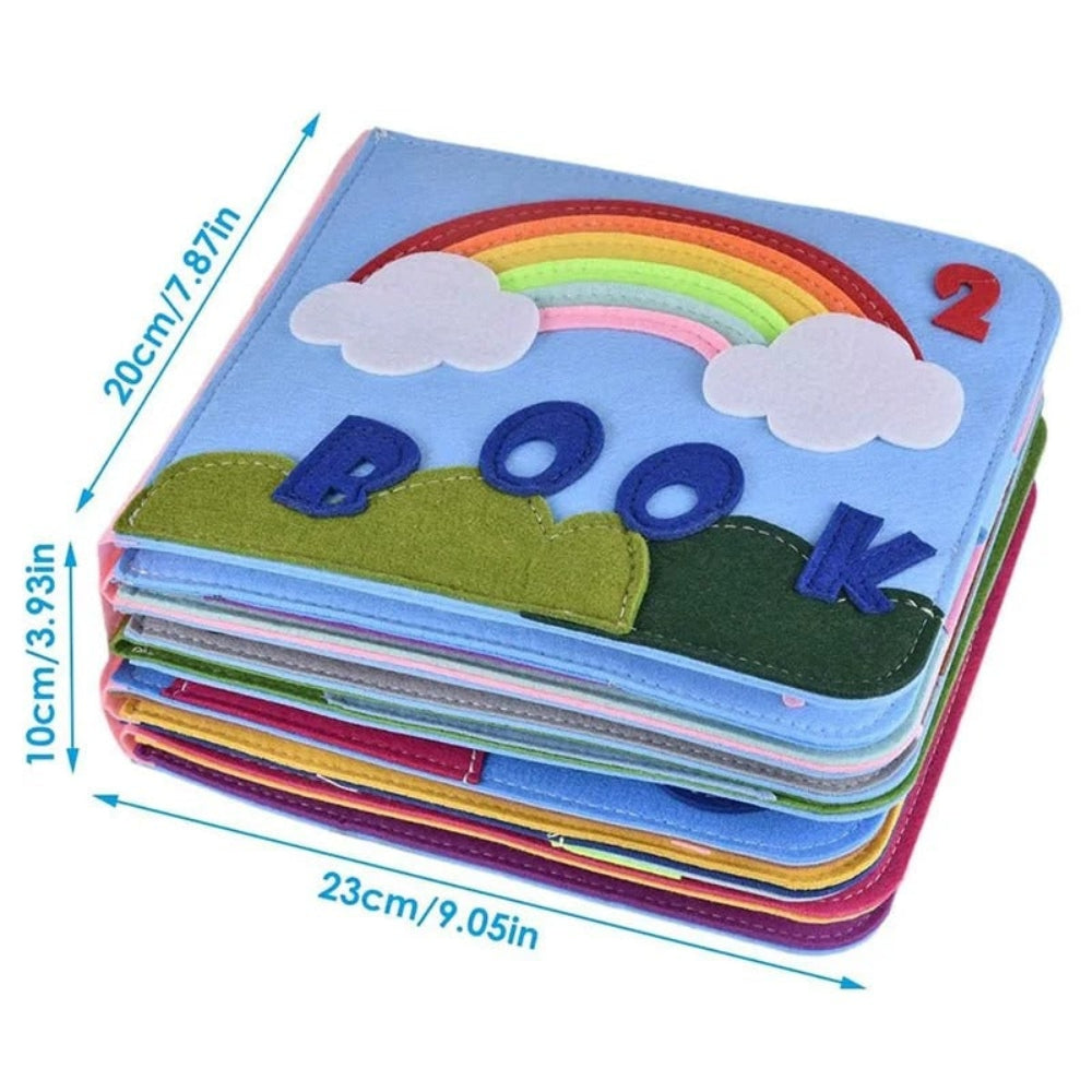 Educational Toy Felt Activity Book Quiet - Image 2