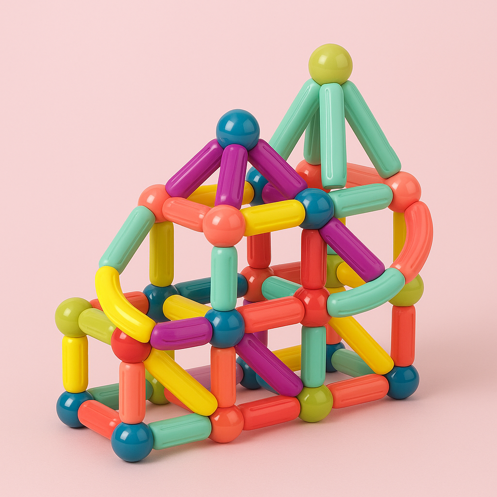 Educational Toys Magnetic Building Blocks Toddler - Image 1