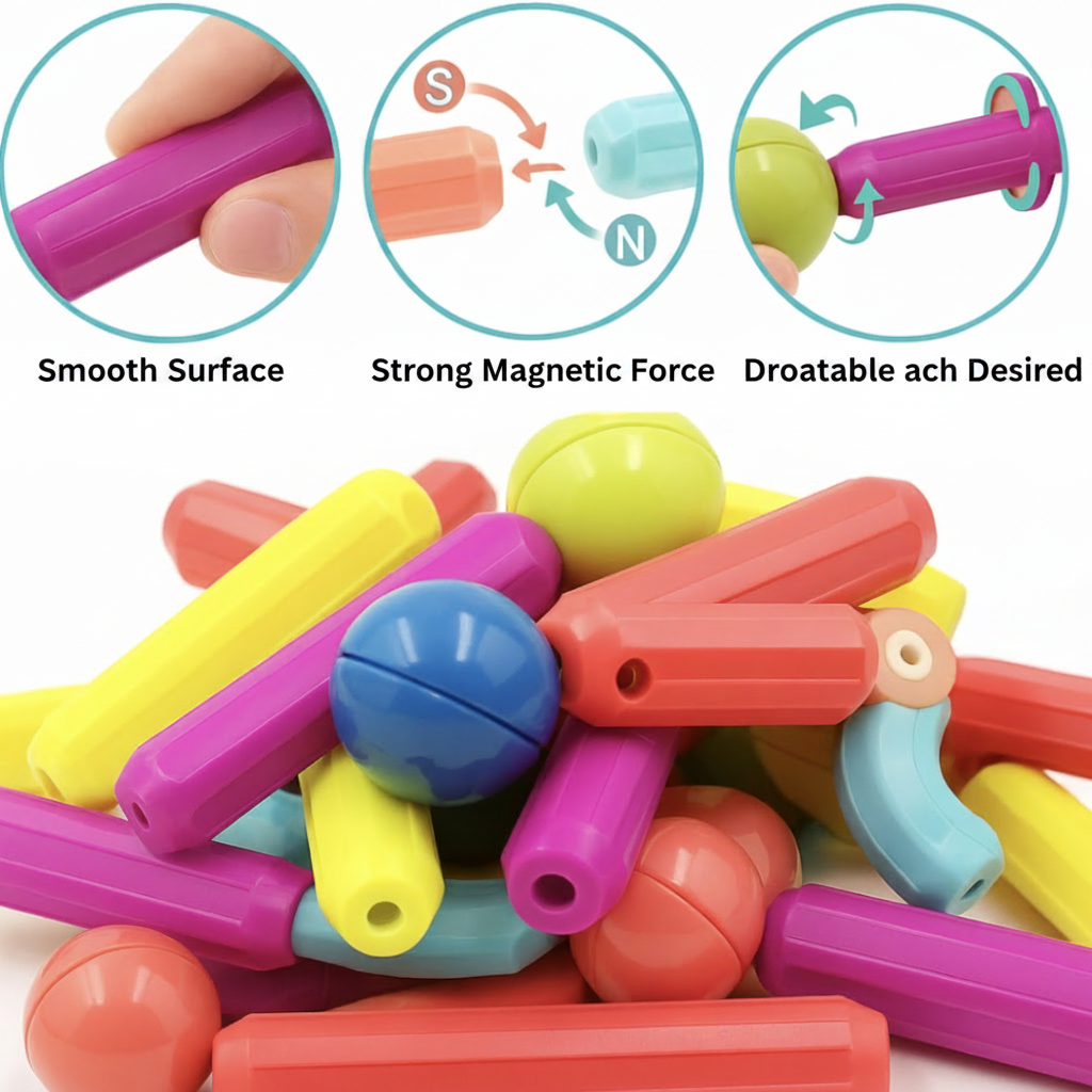 Educational Toys Magnetic Building Blocks Toddler - Image 9
