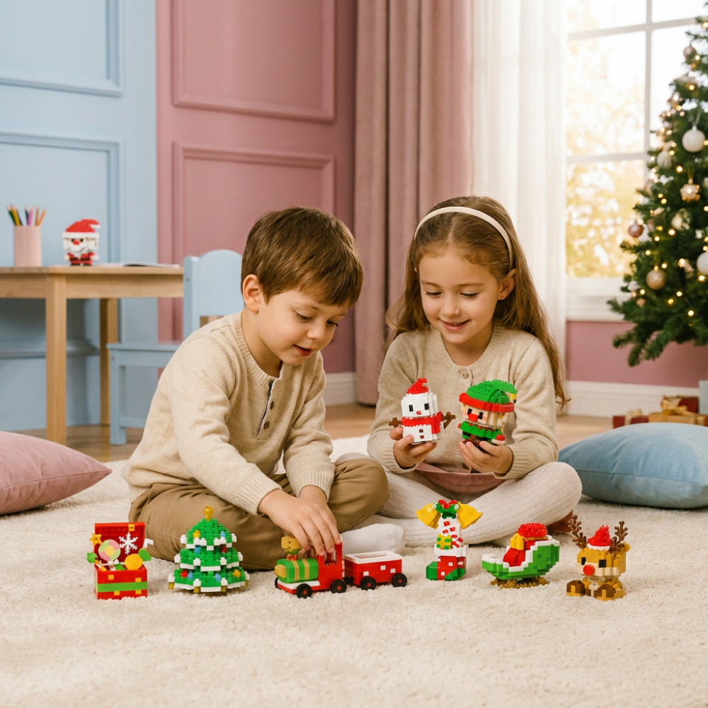 Family Bonding Activity Building Block Toys - Image 1