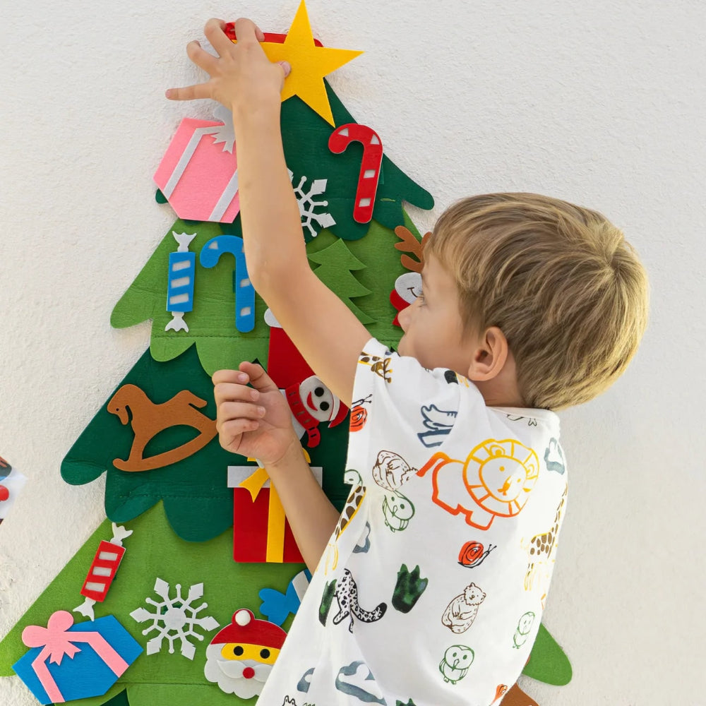 Felt Christmas Tree Activity Wall Hanging Advent Calendar - Image 4