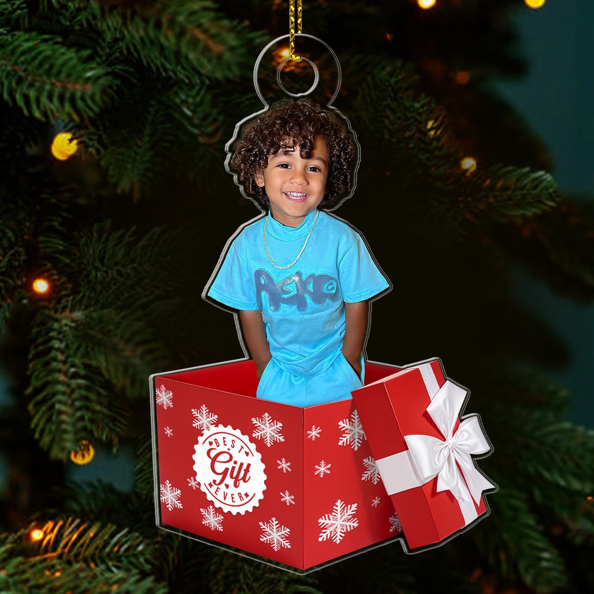 Holiday Ornament Personalized Ornament Custom Photo Ornament - Image 3