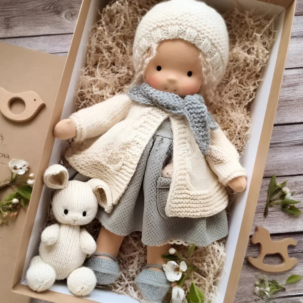 Doll Cuddly Waldorf Style Kids Soft Toy