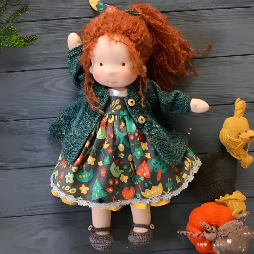 Doll Cuddly Waldorf Style Kids Soft Toy