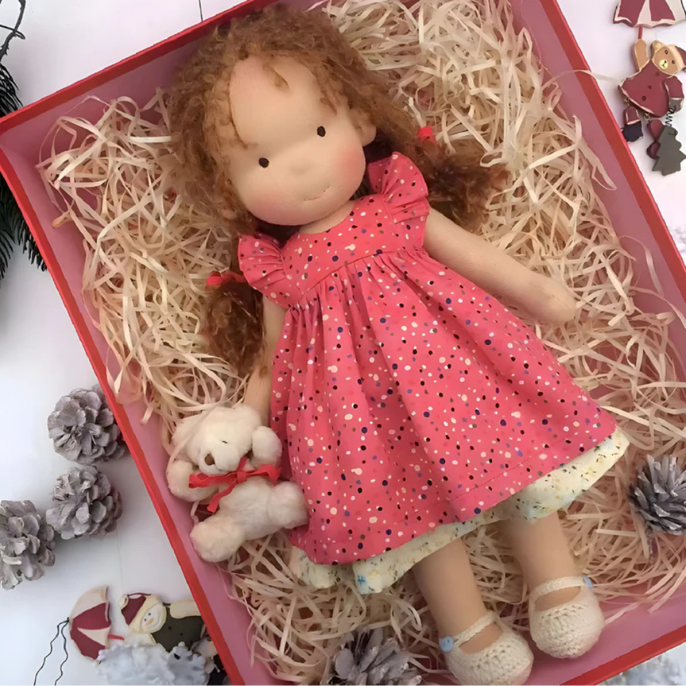 Doll Cuddly Waldorf Style Kids Soft Toy