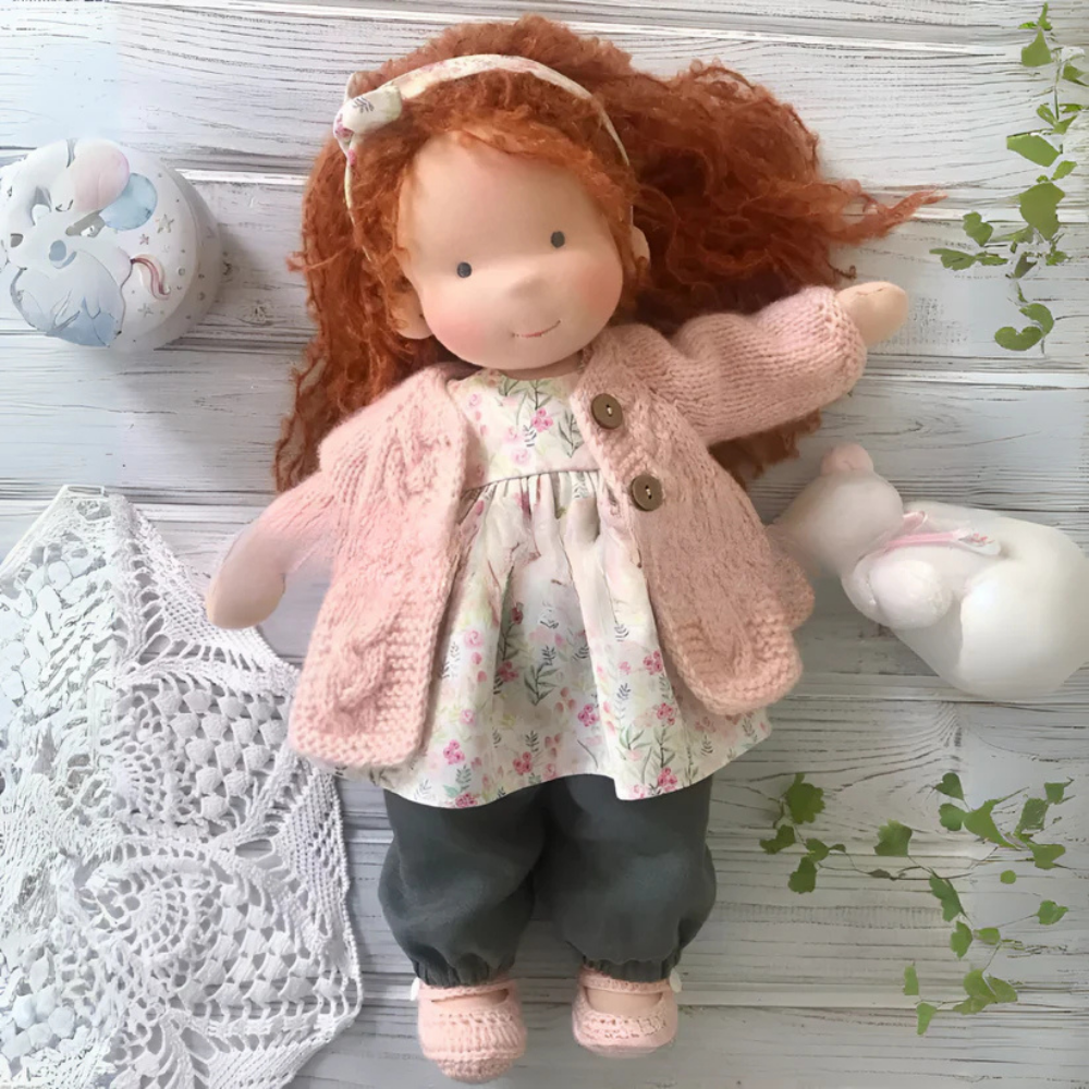 Doll Cuddly Waldorf Style Kids Soft Toy