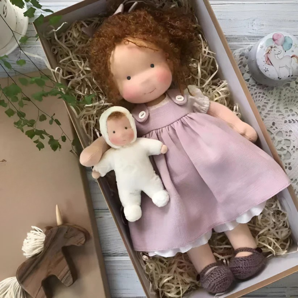 Doll Cuddly Waldorf Style Kids Soft Toy