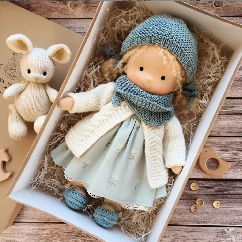 Doll Cuddly Waldorf Style Kids Soft Toy
