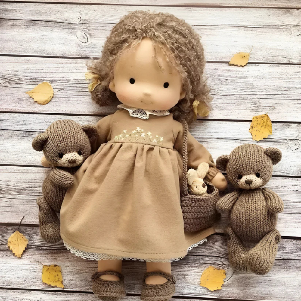 Doll Cuddly Waldorf Style Kids Soft Toy