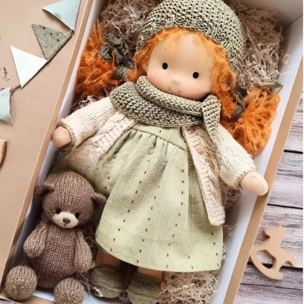 Doll Cuddly Waldorf Style Kids Soft Toy