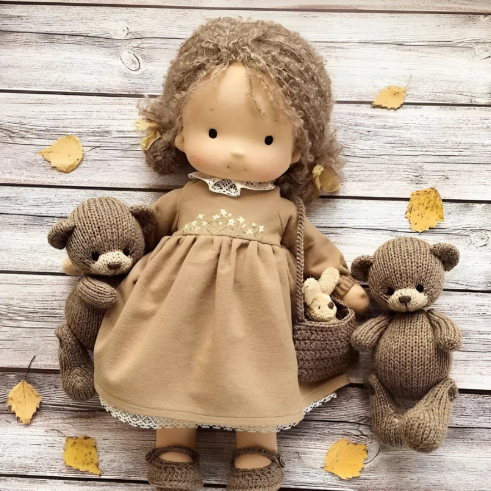 Doll Cuddly Waldorf Style Kids Soft Toy