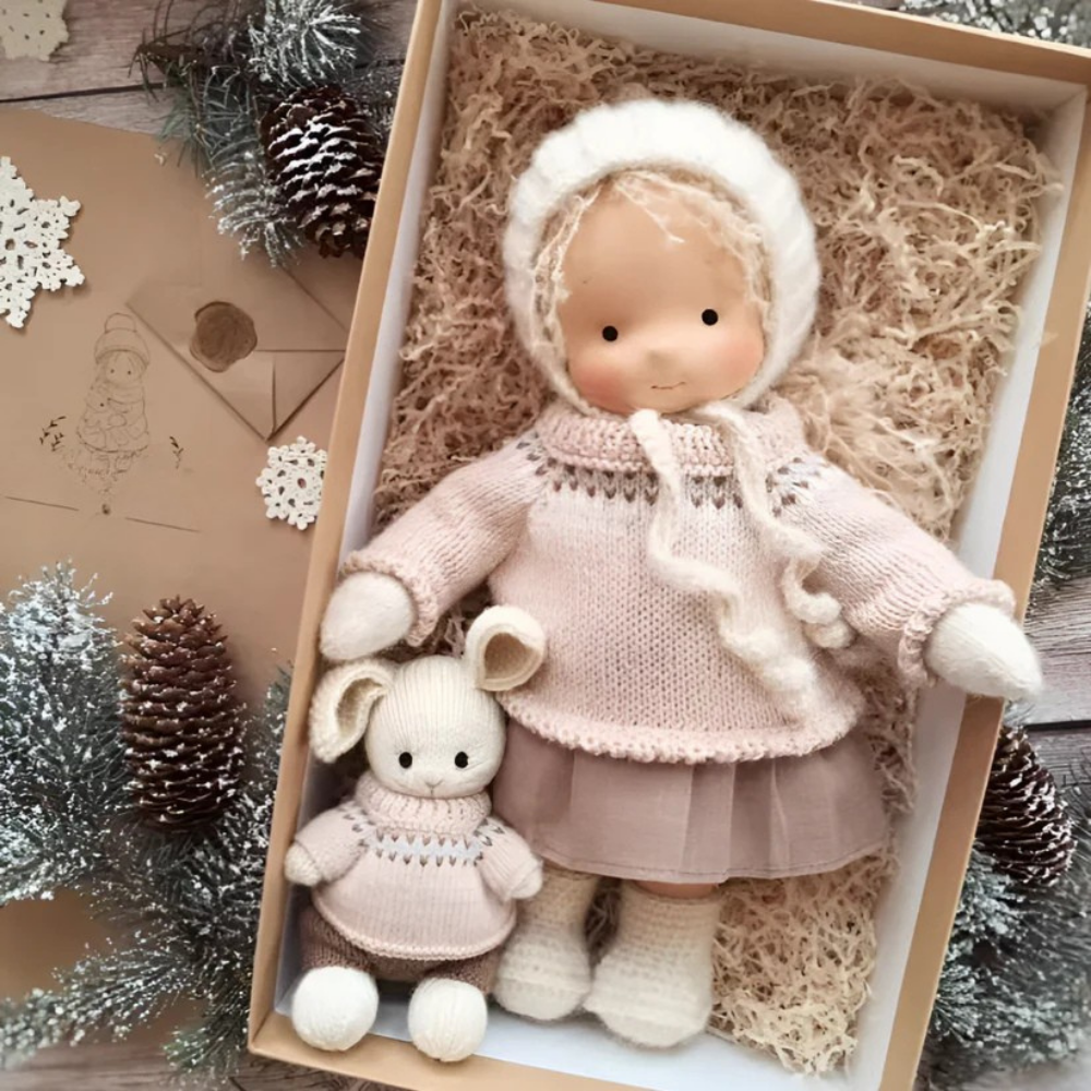 Doll Cuddly Waldorf Style Kids Soft Toy