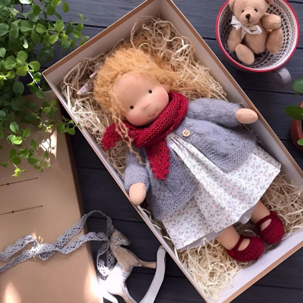 Doll Cuddly Waldorf Style Kids Soft Toy