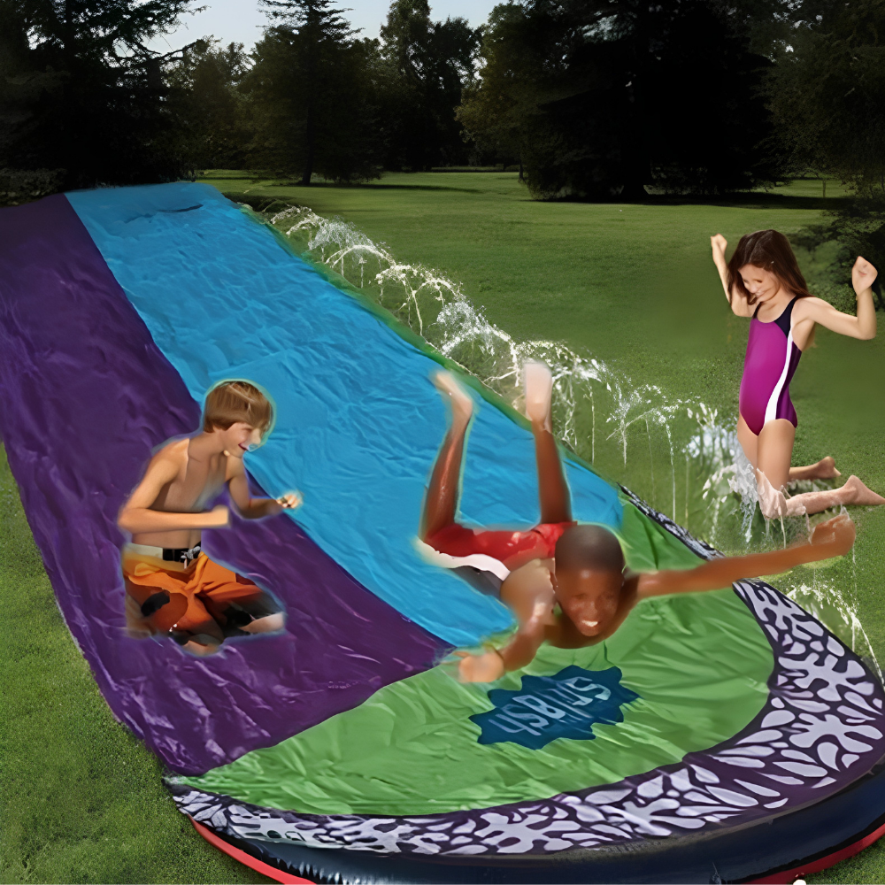 Inflatable Water Slide Backyard Kids Splash Play Toy
