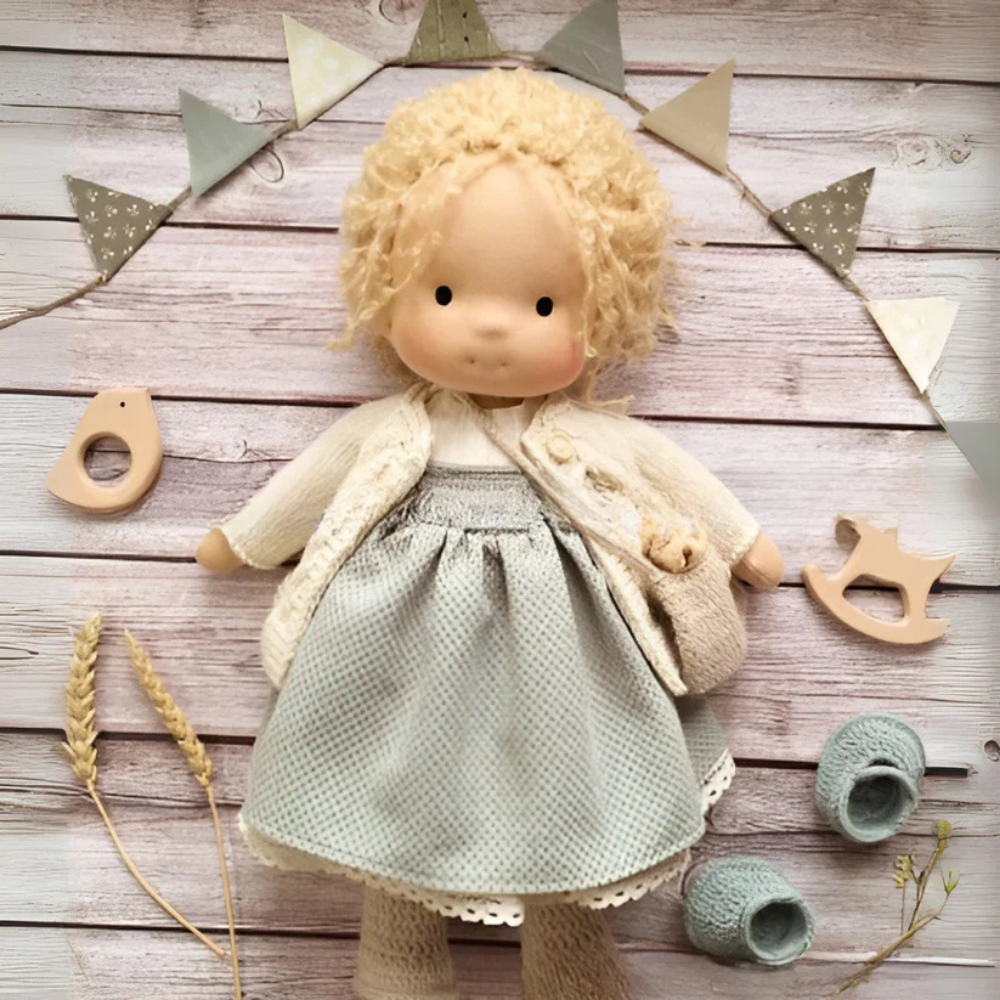 Doll Cuddly Waldorf Style Kids Soft Toy