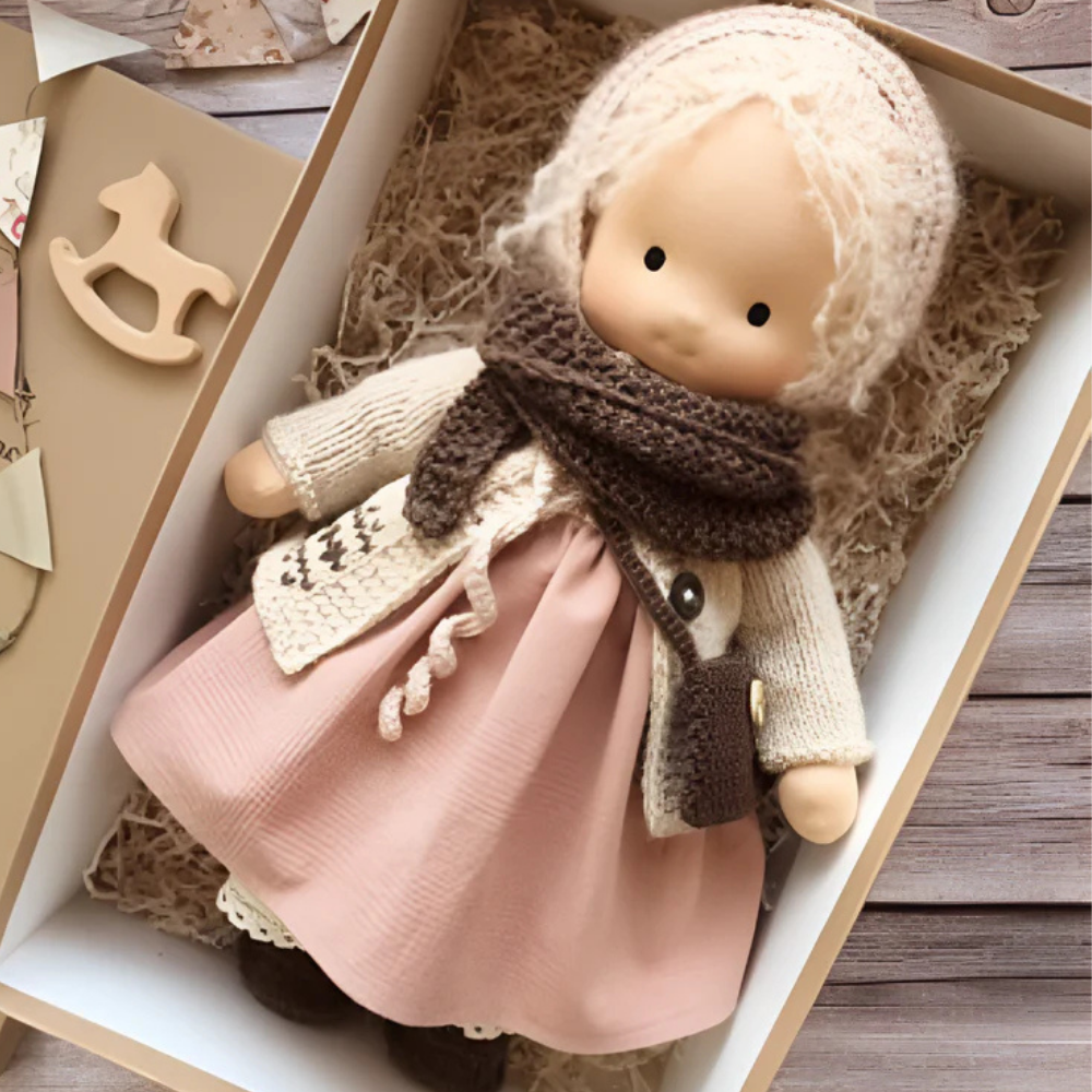 Doll Cuddly Waldorf Style Kids Soft Toy