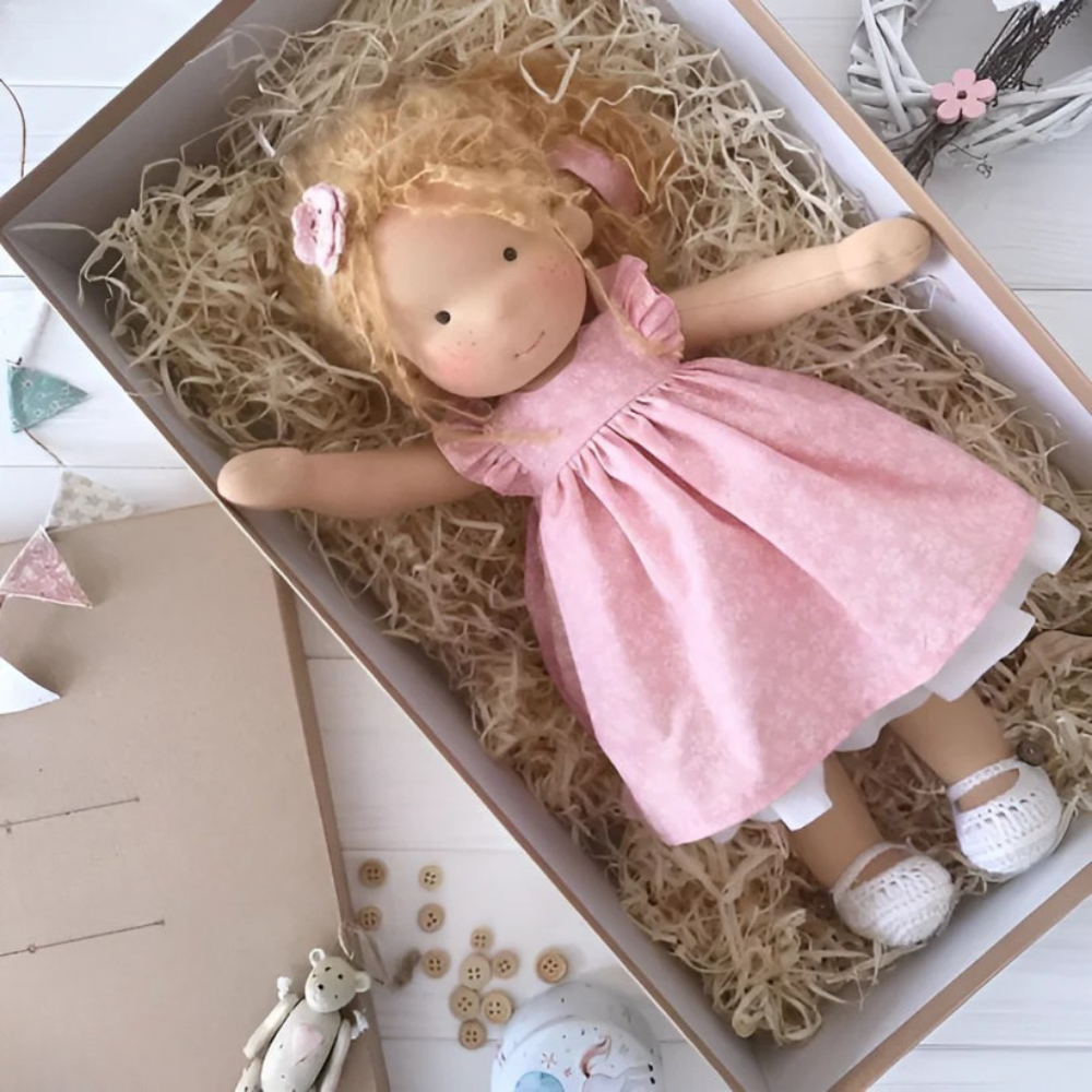 Doll Cuddly Waldorf Style Kids Soft Toy