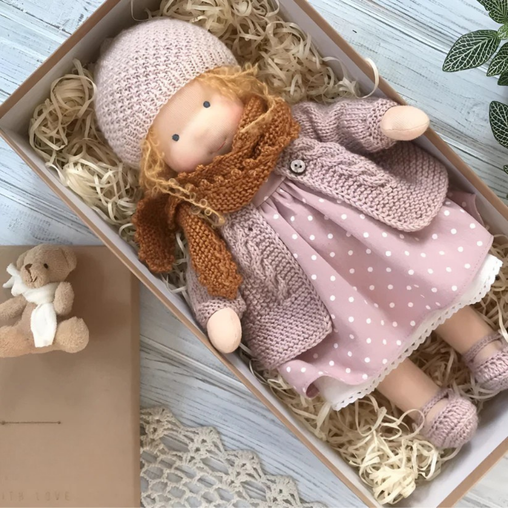 Doll Cuddly Waldorf Style Kids Soft Toy
