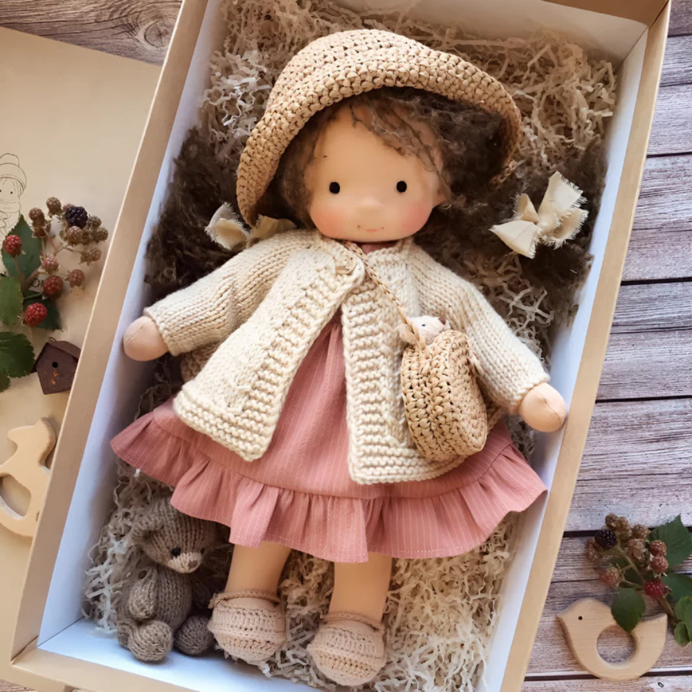 Doll Cuddly Waldorf Style Kids Soft Toy