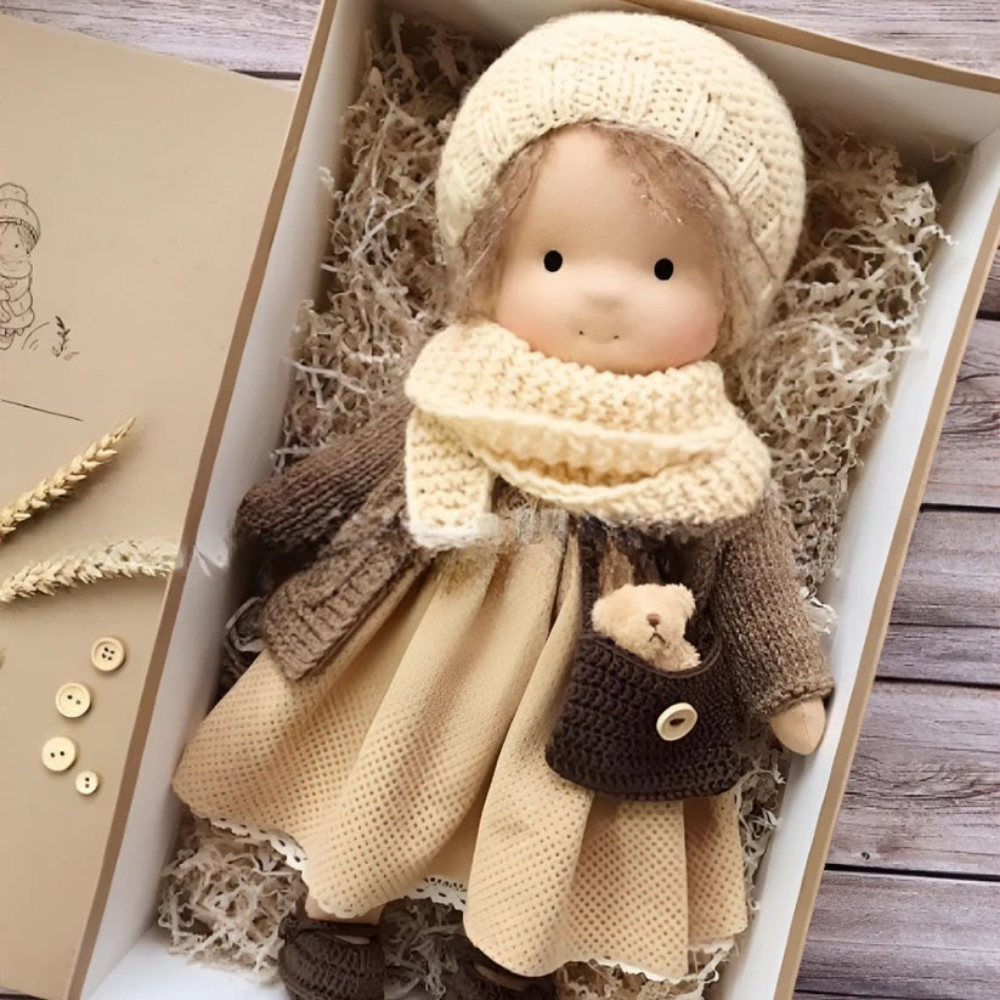 Doll Cuddly Waldorf Style Kids Soft Toy