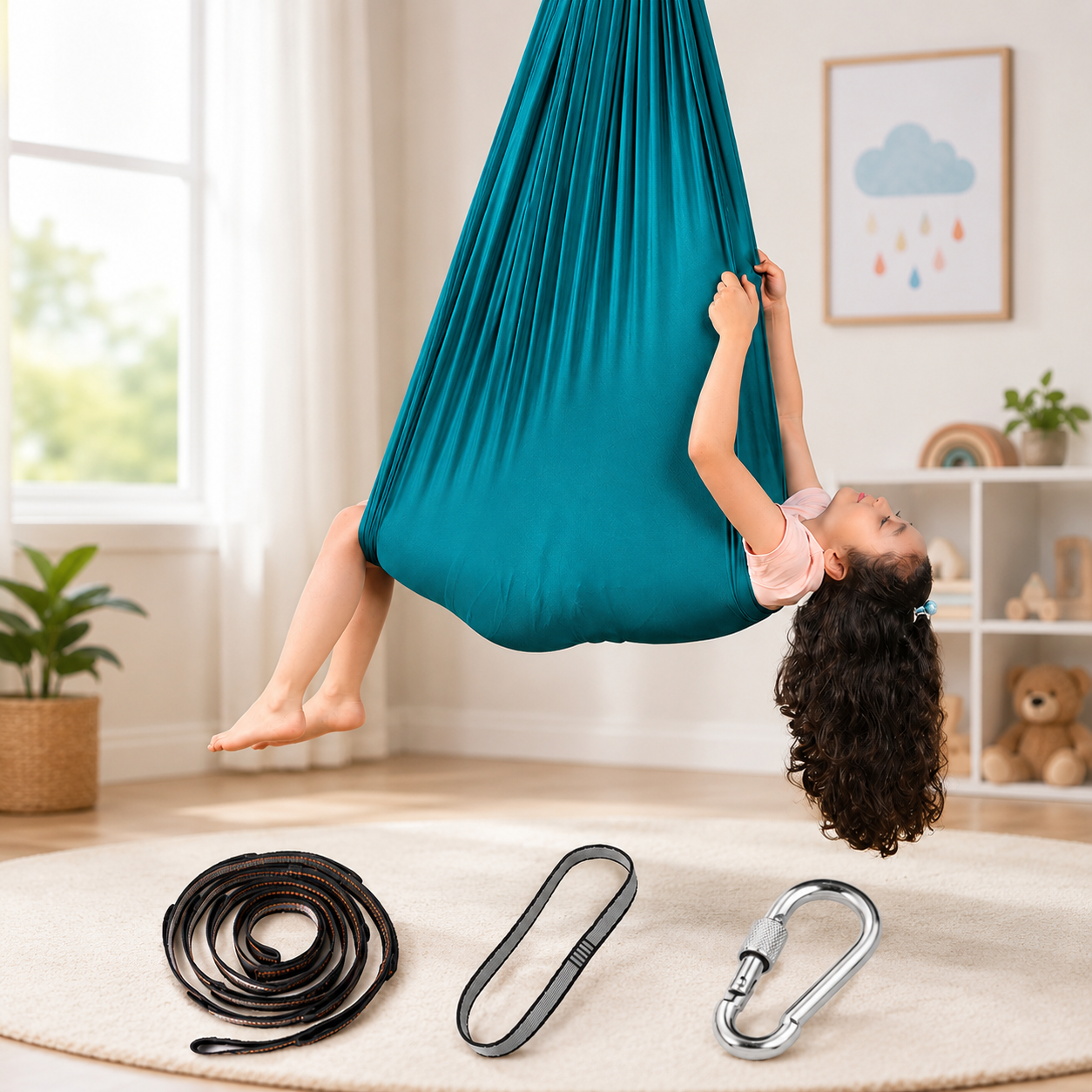 Indoor Swing Kids Swing Women's Sensory Therapy Therapy Swing - Image 18