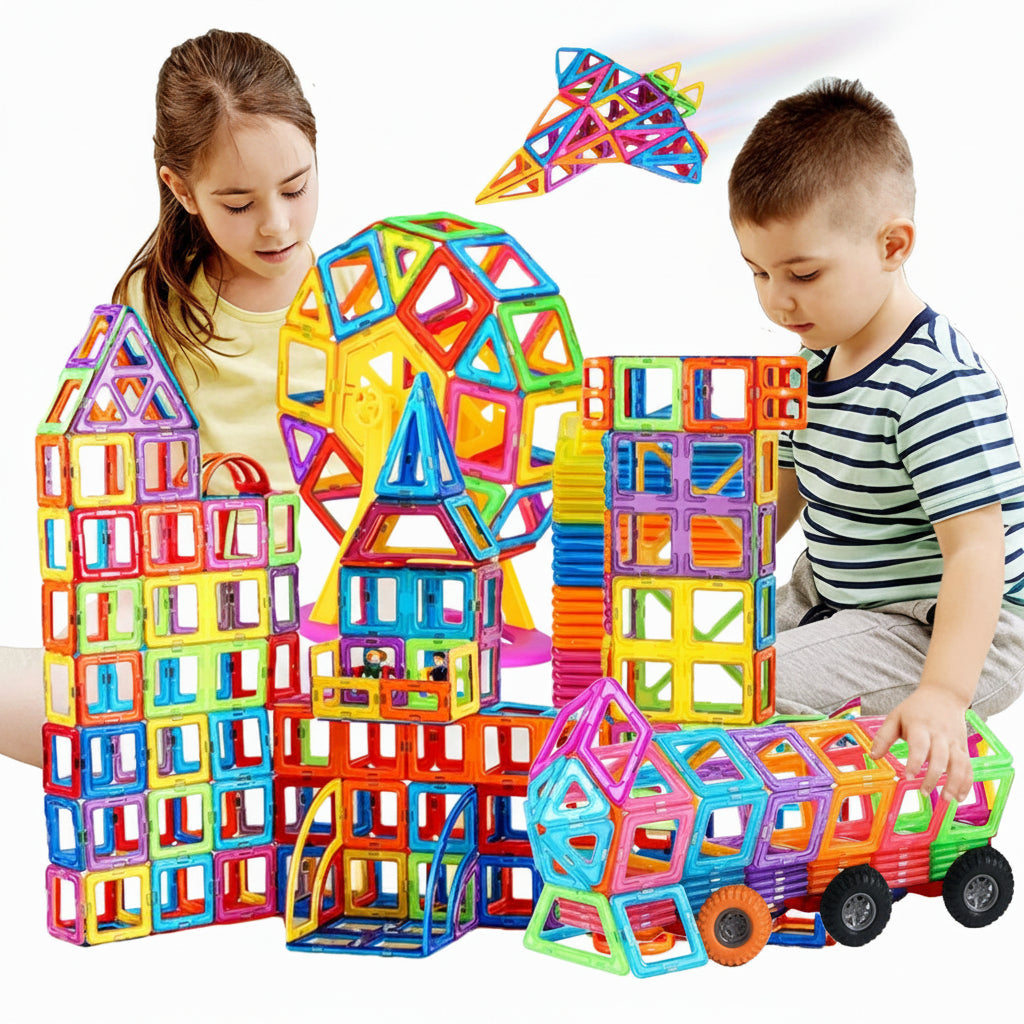 Magnet Tiles Building Blocks Educational Toddlers Playset - Image 1