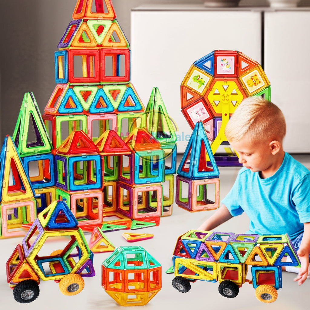 Magnet Tiles Building Blocks Educational Toddlers Playset - Image 2