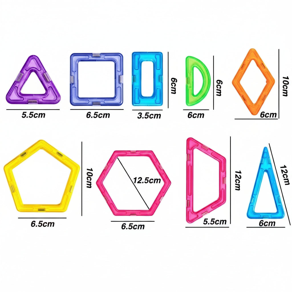 Magnet Tiles Building Blocks Educational Toddlers Playset - Image 3