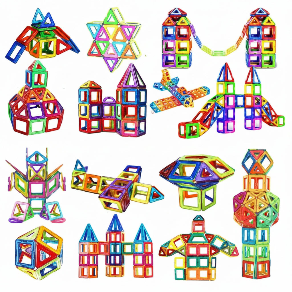 Magnet Tiles Building Blocks Educational Toddlers Playset - Image 4