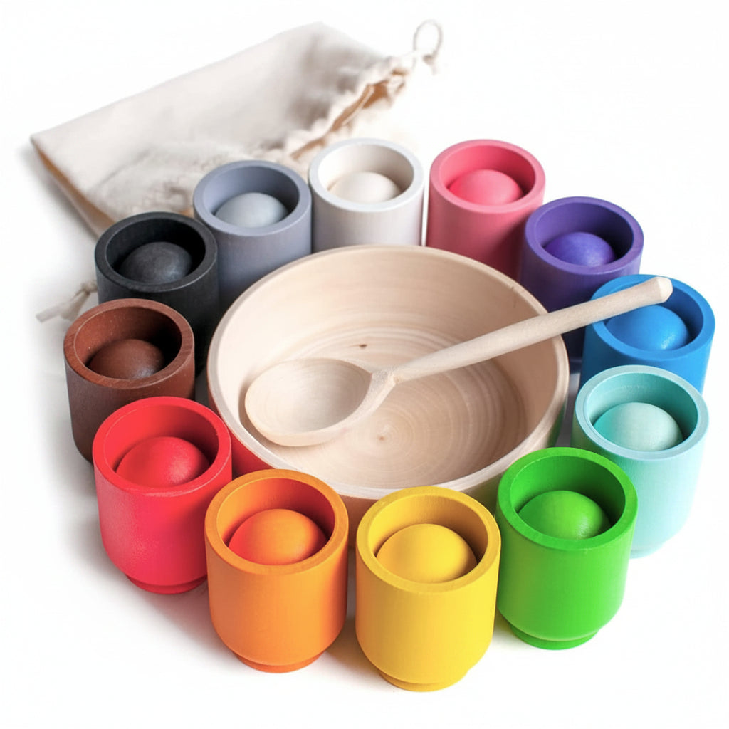 Montessori Toy Educational Toy Fine Motor Skills Toy Wooden - Image 1